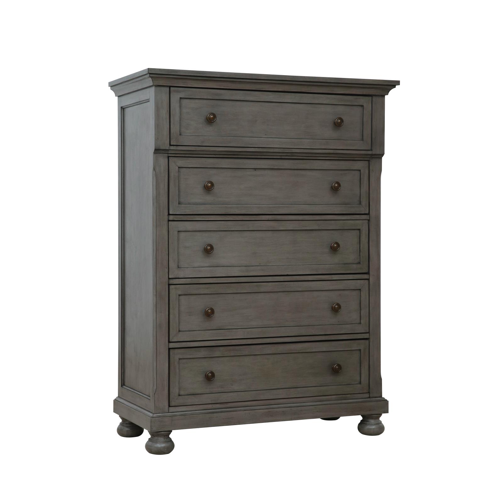 Eliana Gray Queen Bed, Dresser, Mirror, Chest & Nightstand — view 5