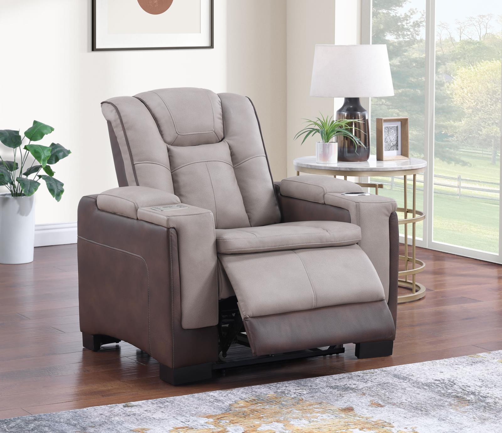 Molly Brown- Beige with: Pwr Recliner — view 4
