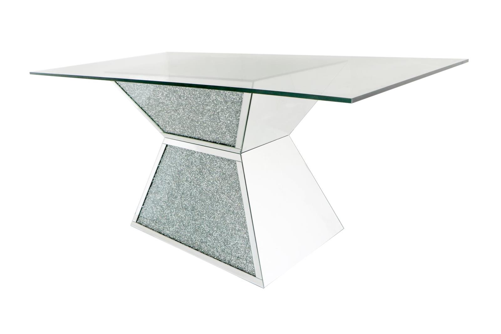 Glam Mirrored Dining Table