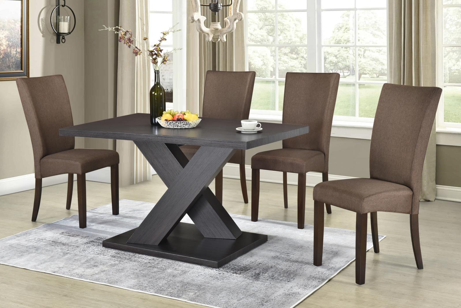 Venice Brown Dining Table — view 2