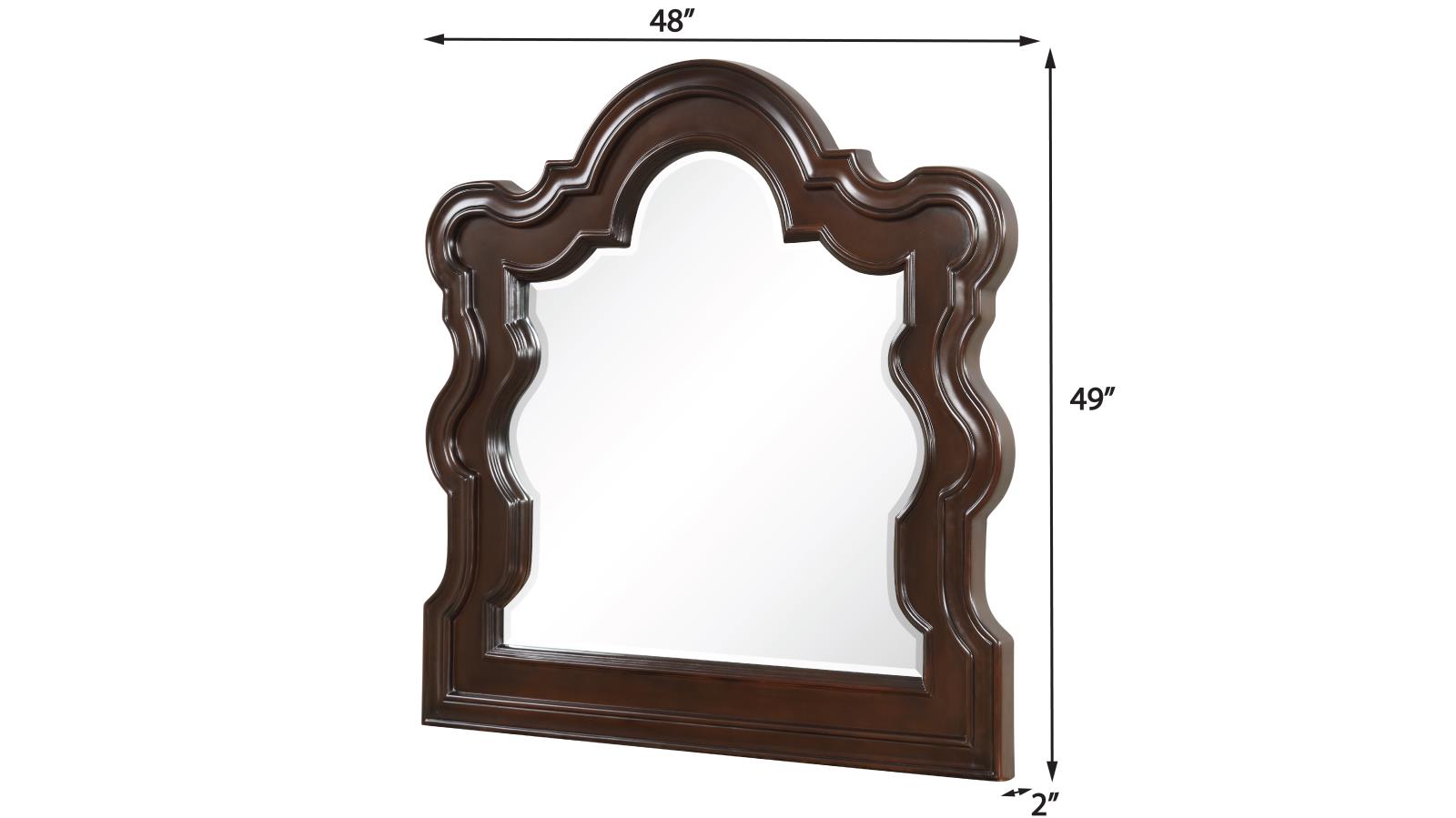 Brooks Brown King Bed, Dresser, Mirror & Nightstand — view 4