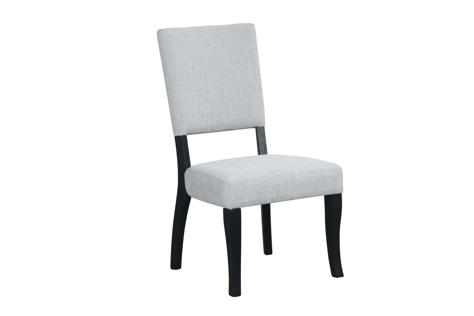 Carmen Gray Upholstered Dining Chair — view 2