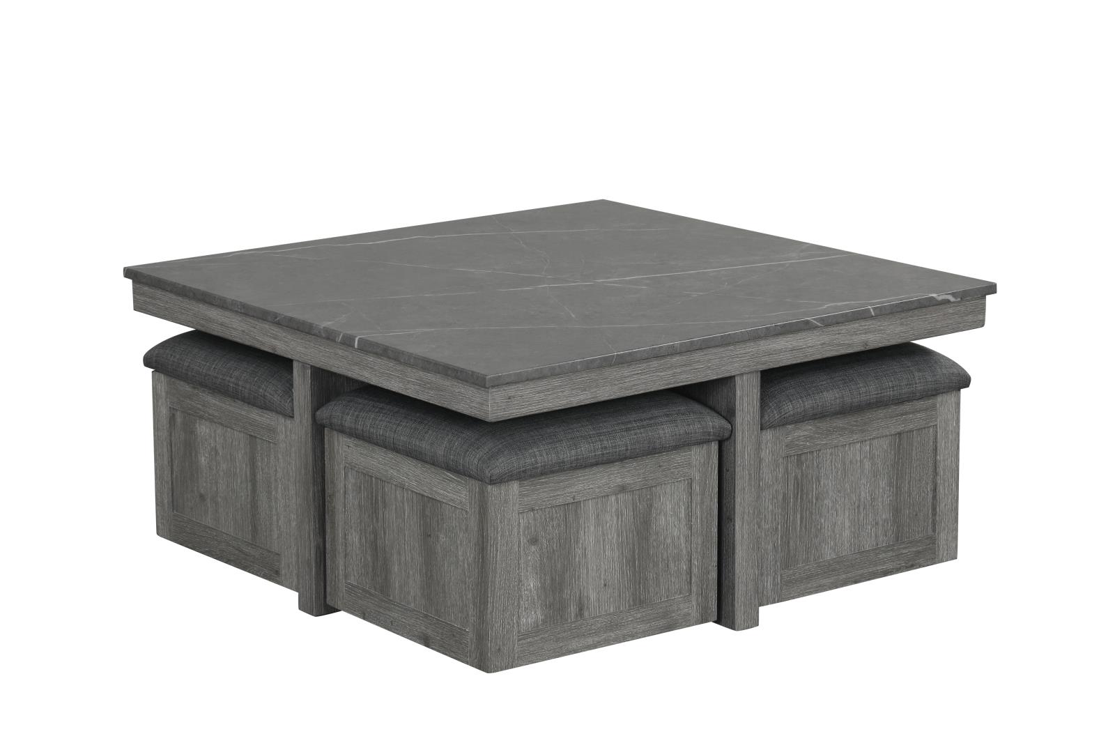 Reef Gray 5-Piece Coffee Table Set