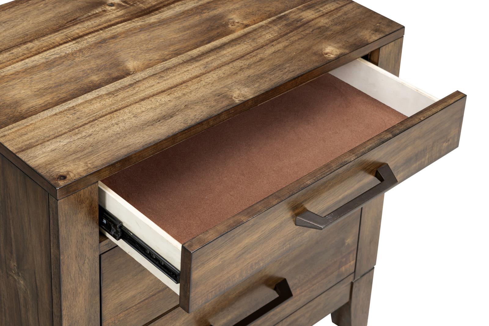 Langford Brown Nightstand — view 5