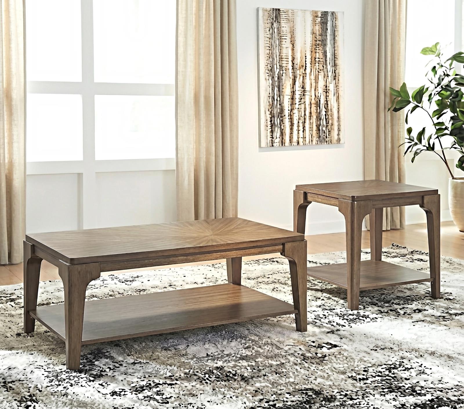 Langford Brown End Table — view 3