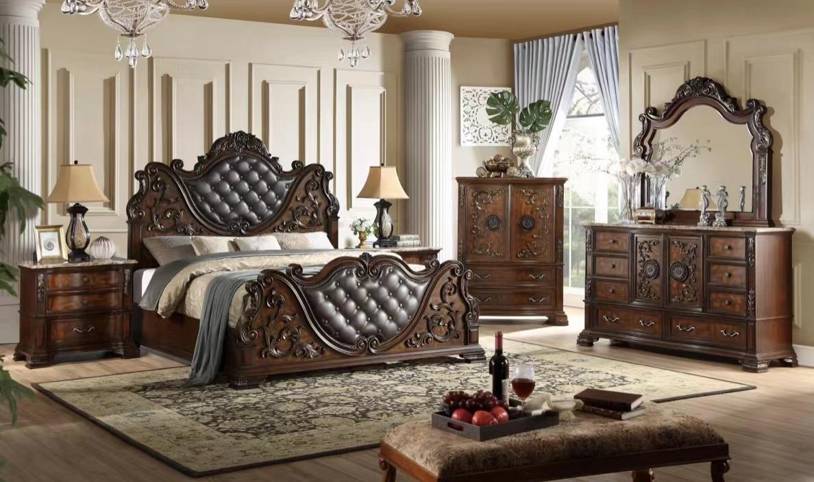Ivy Brown 3-Drawer Nightstand