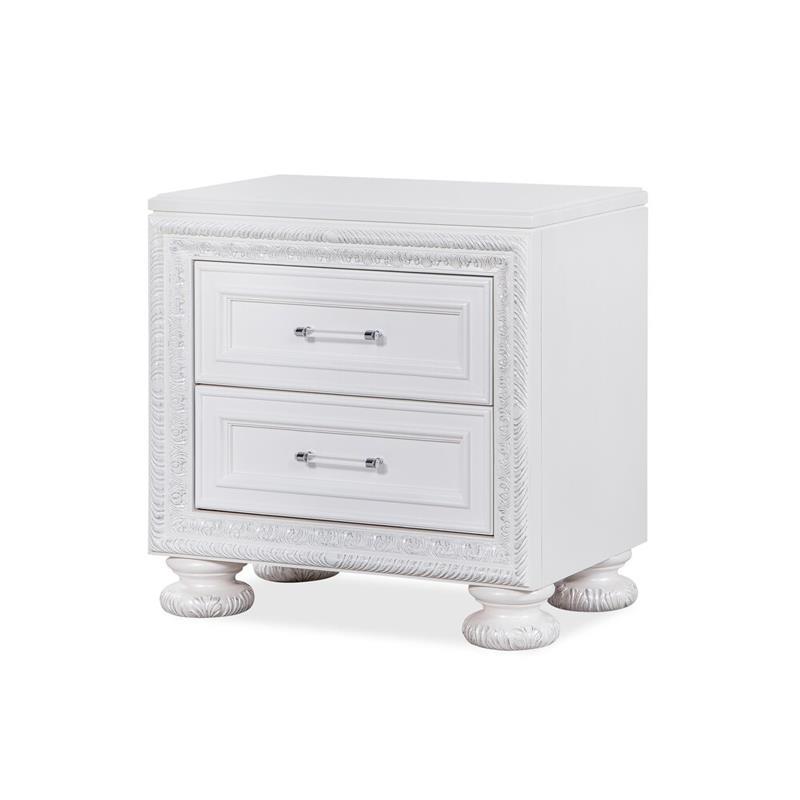 Regency Cream 2-Drawer Nightstand