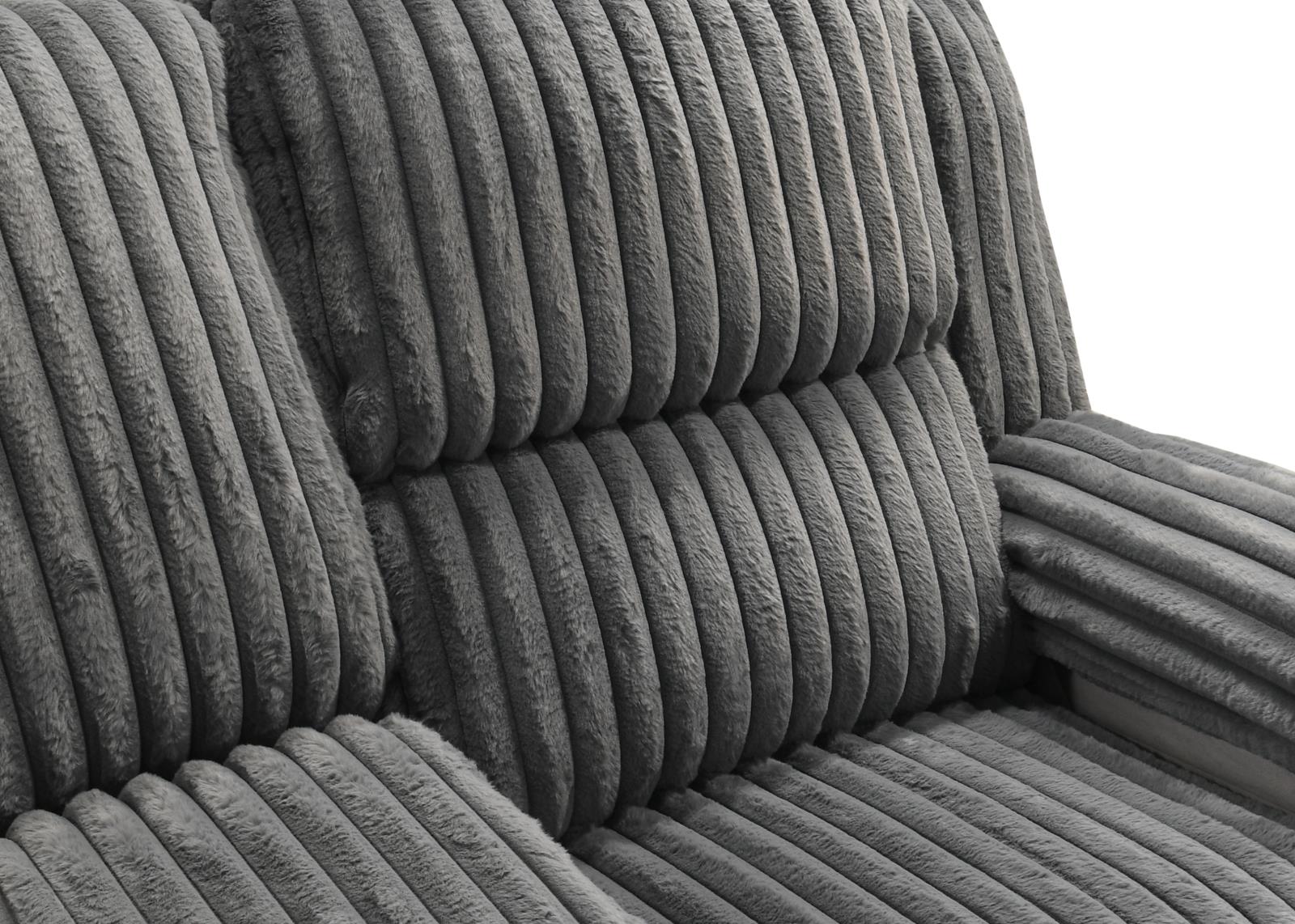 Felix Gray Manual Reclining Sofa, Loveseat & Recliner — view 11