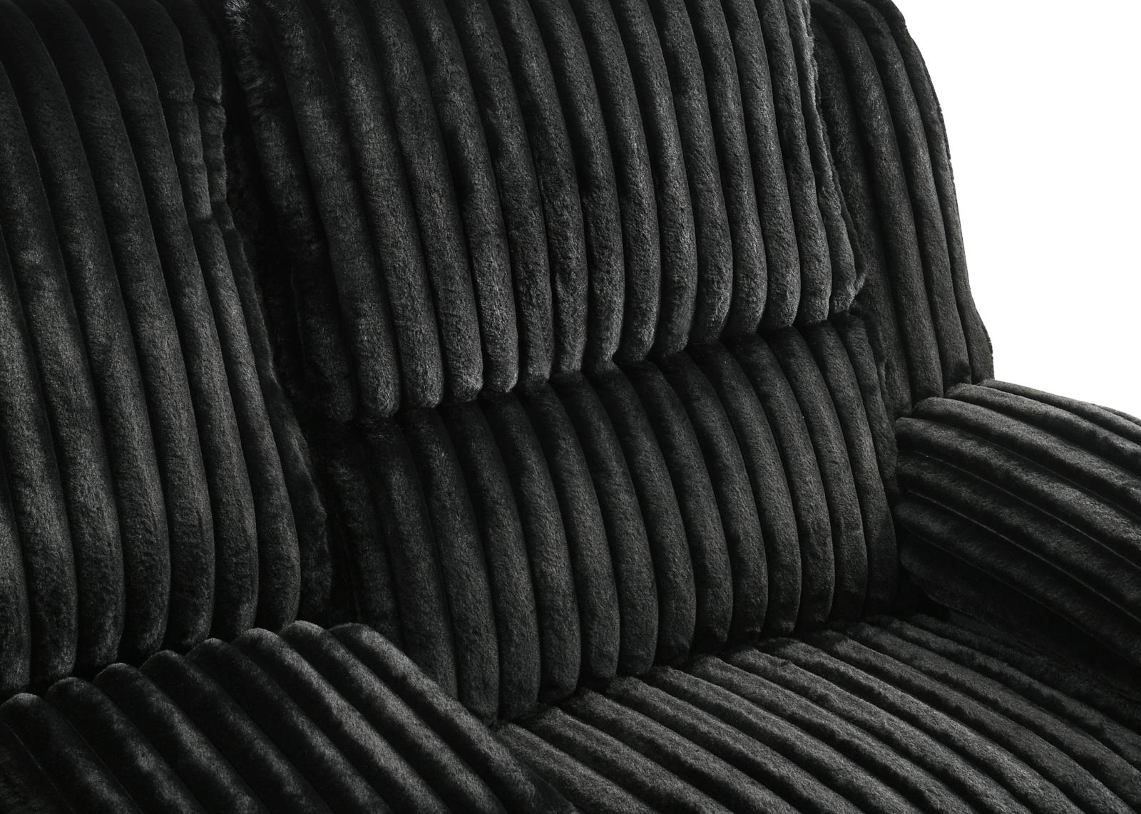 Felix Black Manual Reclining Sofa & Loveseat — view 9