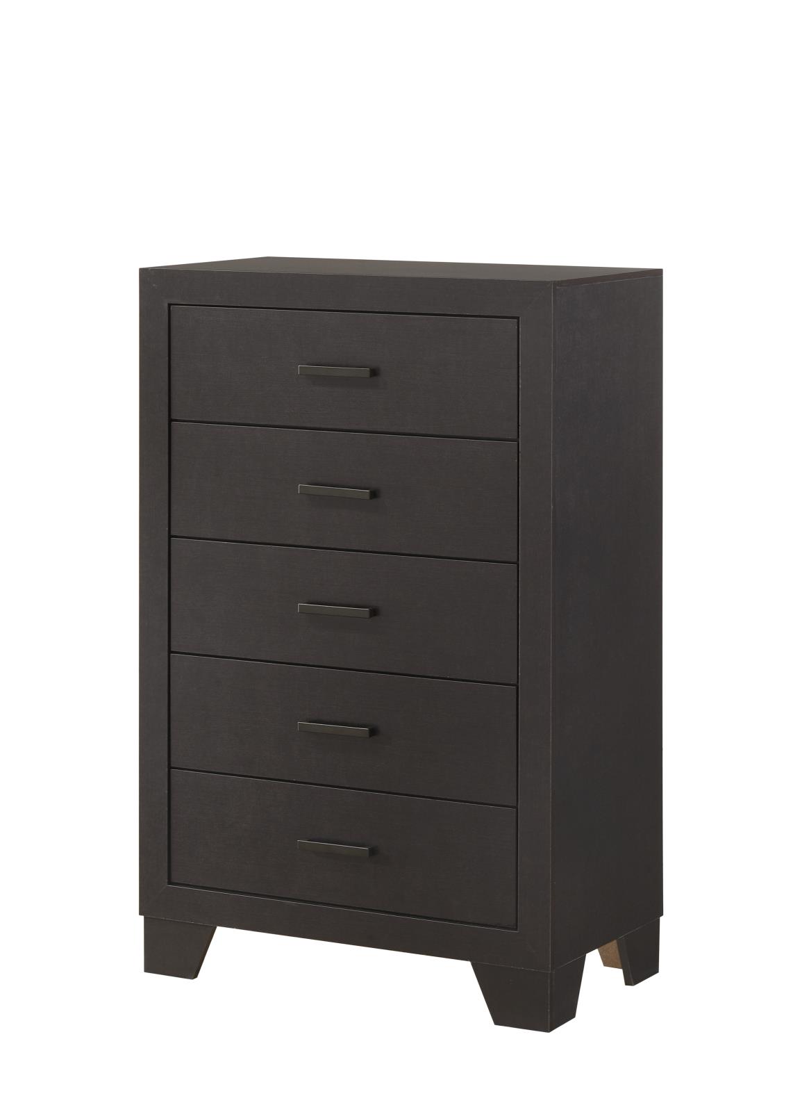 Durham Espresso Panel Queen Bed, Dresser, Mirror, Chest & Nightstand — view 4