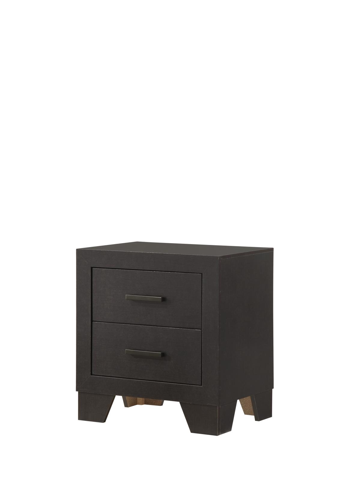 Durham Espresso 2-Drawer Nightstand