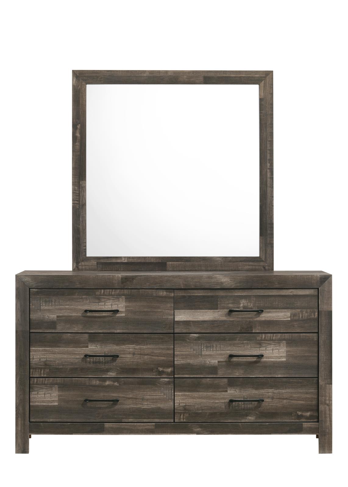 Derby Brown Dresser, Mirror & Nightstand — view 2