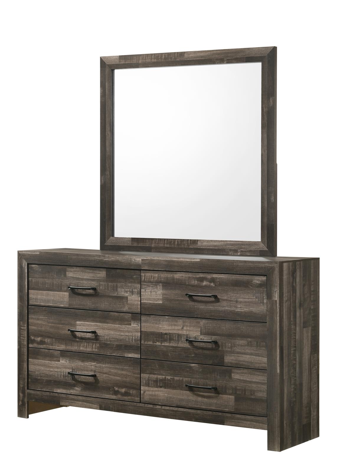 Derby Brown Dresser, Mirror & Nightstand — view 3