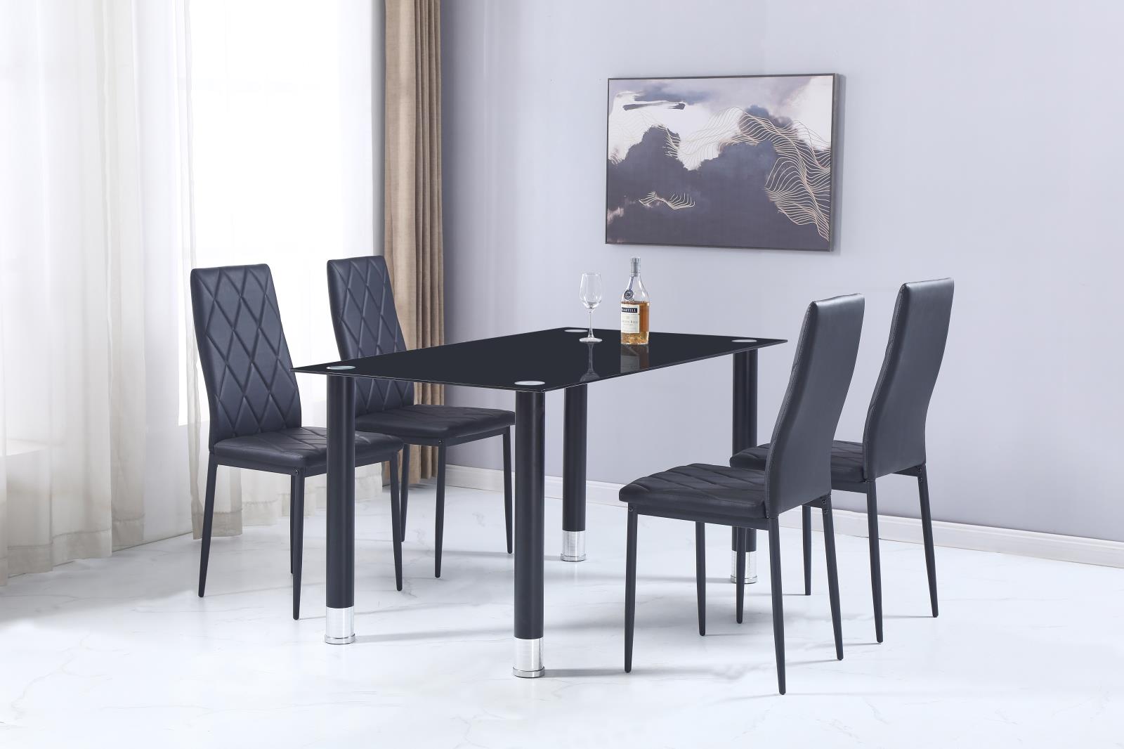 Vigo Black Dining Table