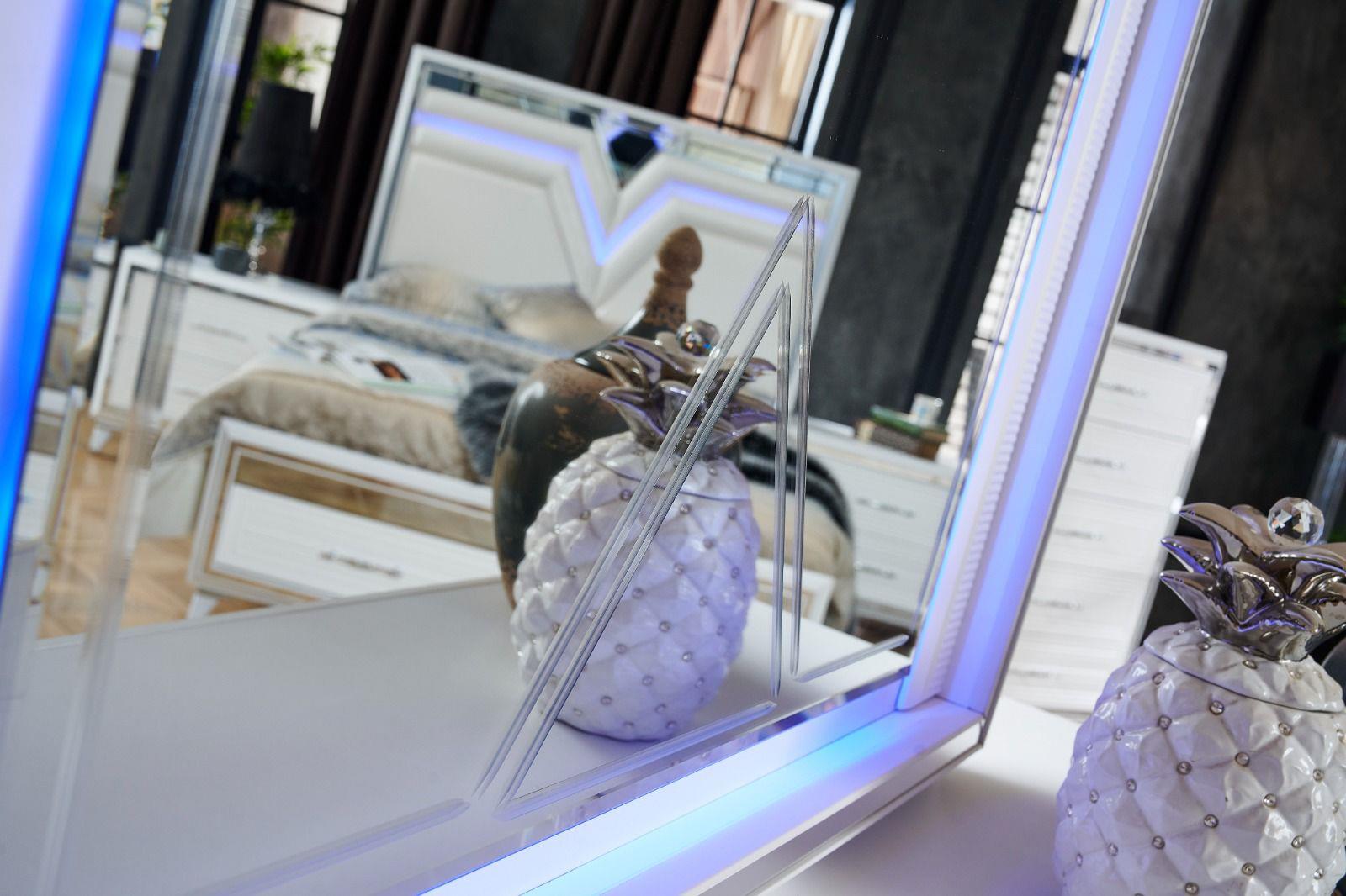 Killarny White 2-Drawer Nightstand — view 3
