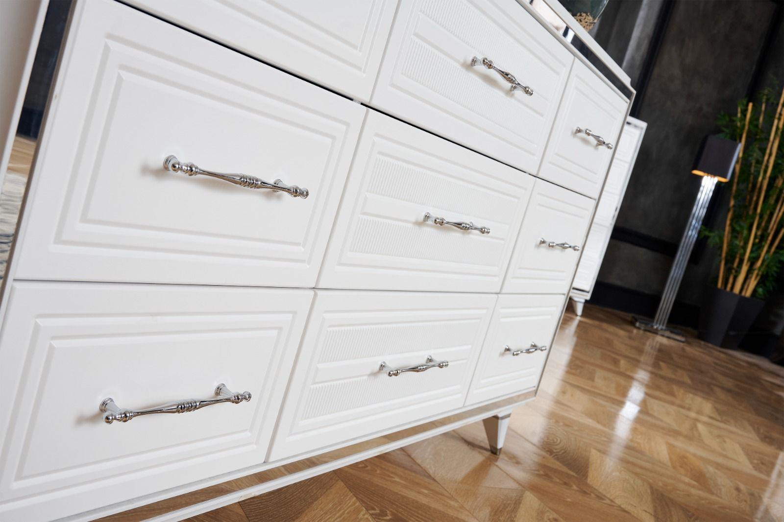 Killarny White 2-Drawer Nightstand — view 5