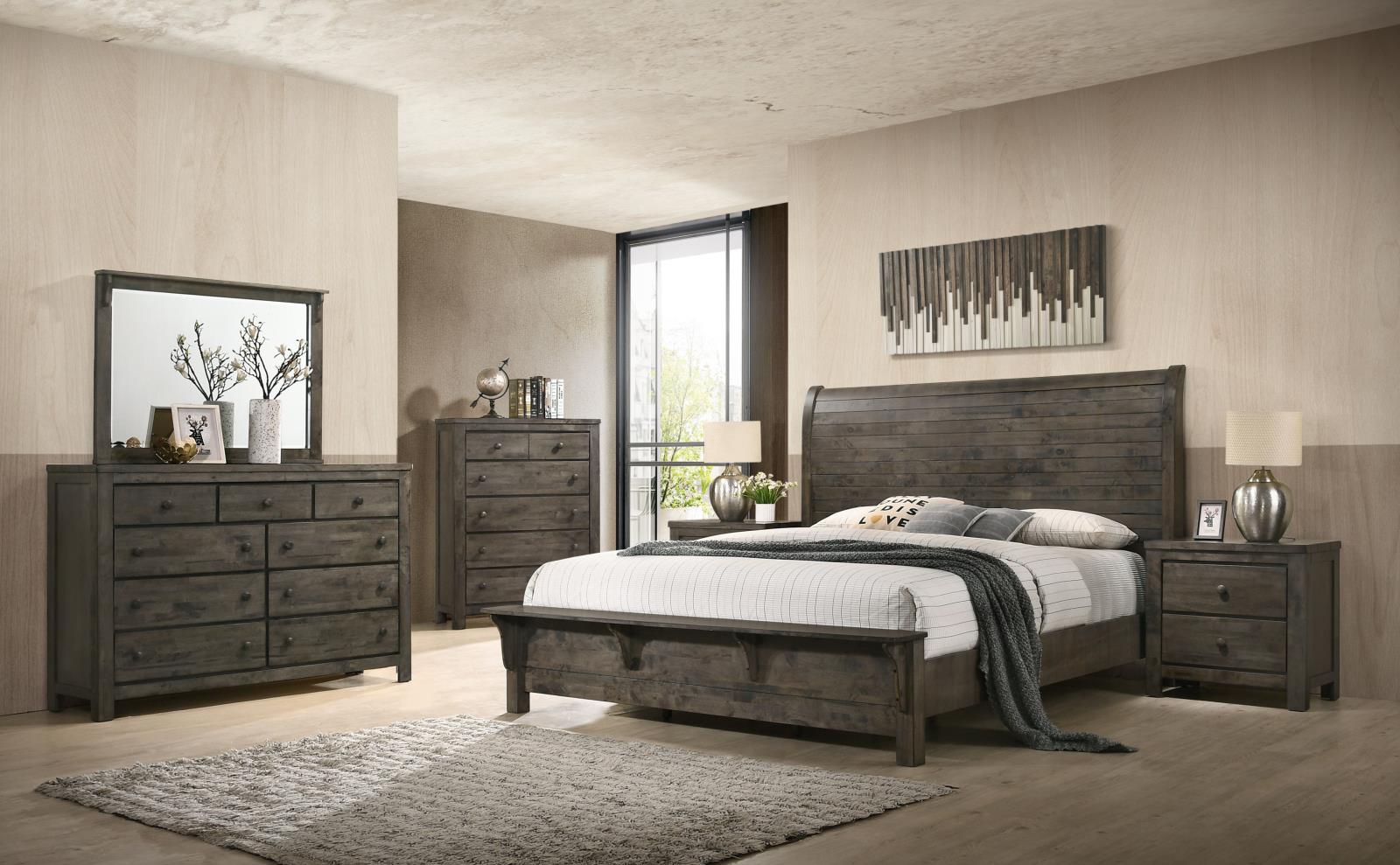Hayward Gray 5-Drawer Chest — view 2