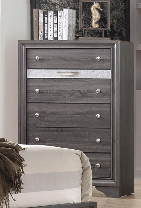 Berea Gray 5-Drawer Chest