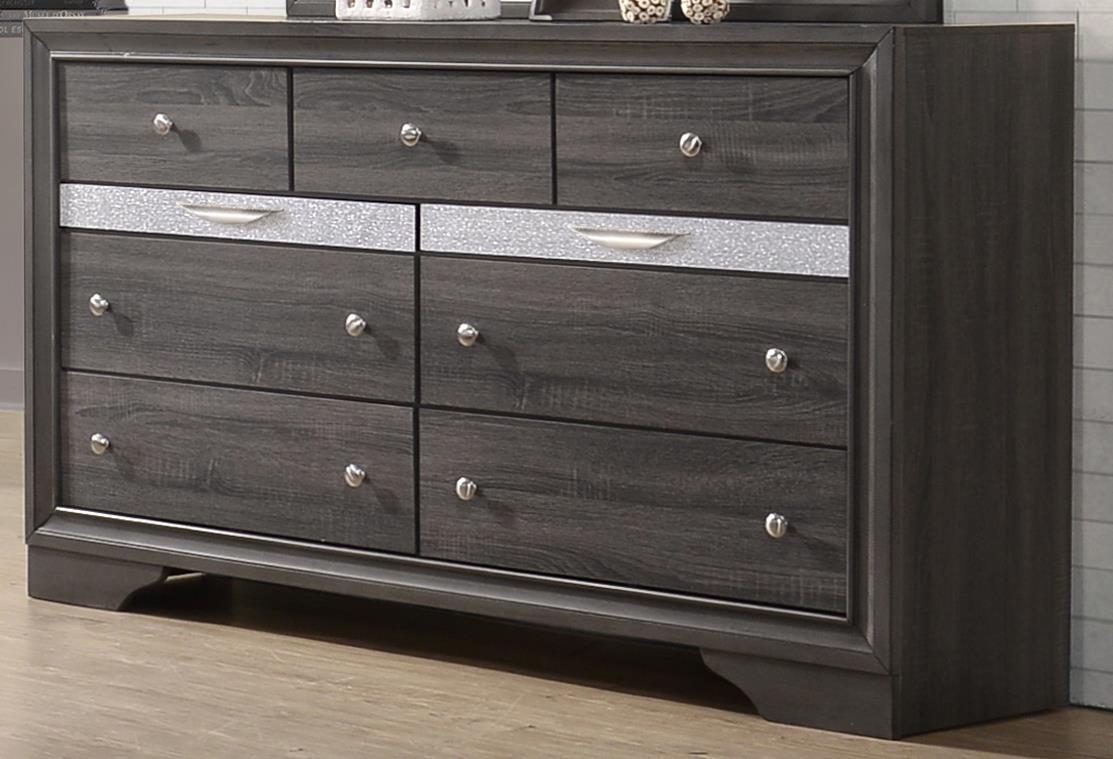 Berea Gray 7-Drawer Dresser