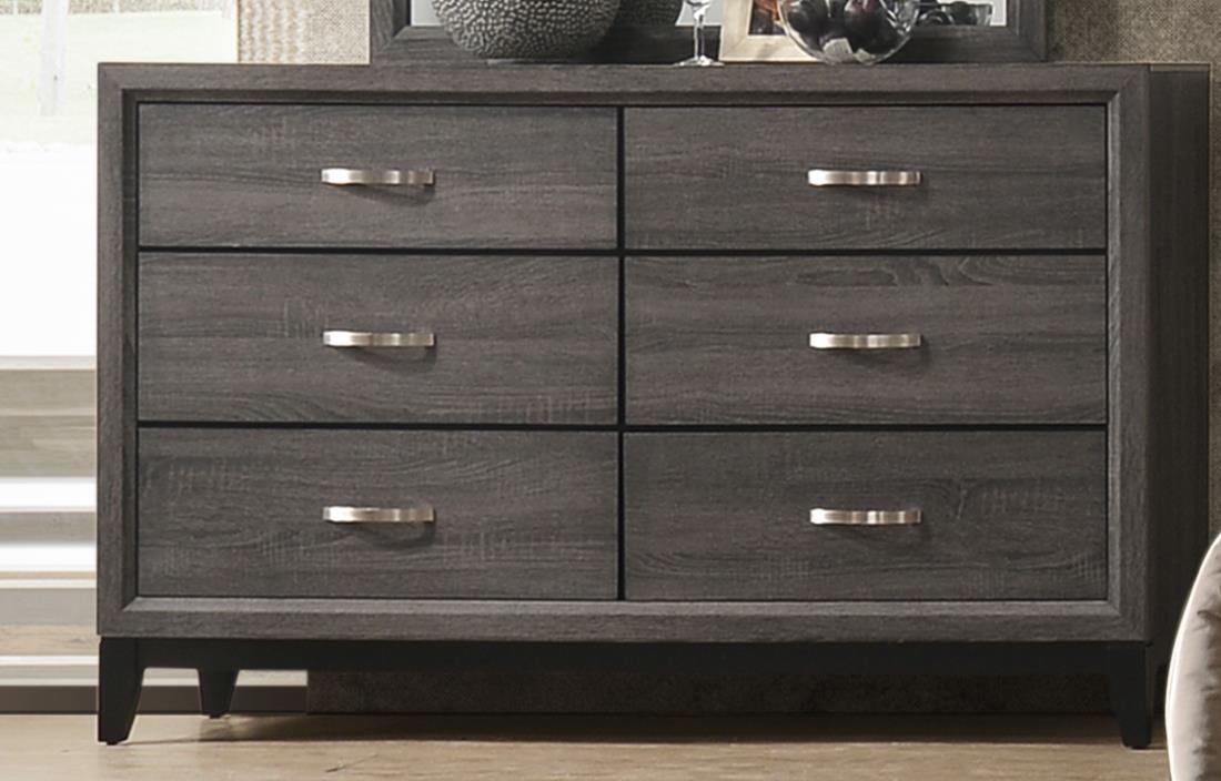 Oak Bluff Gray 6-Drawer Dresser