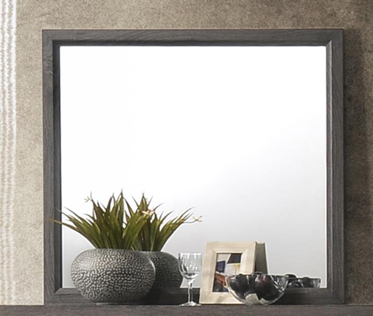 Oak Bluff Gray Mirror