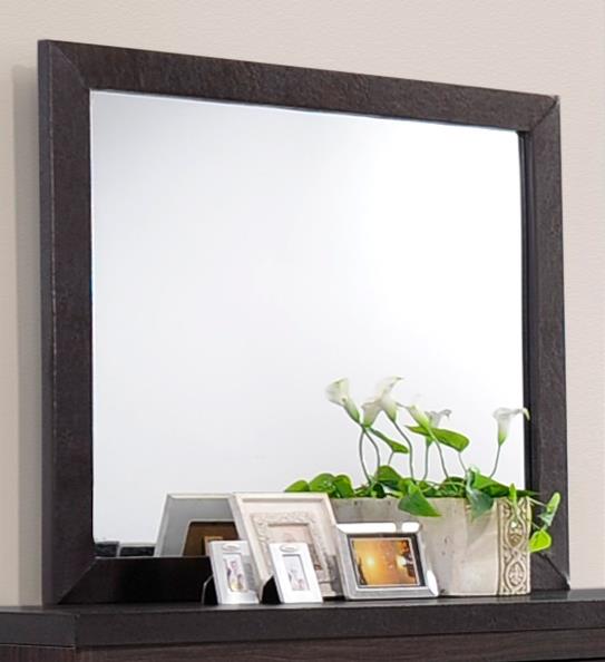 Sonoma Brown Queen Bed, Dresser & Mirror — view 4
