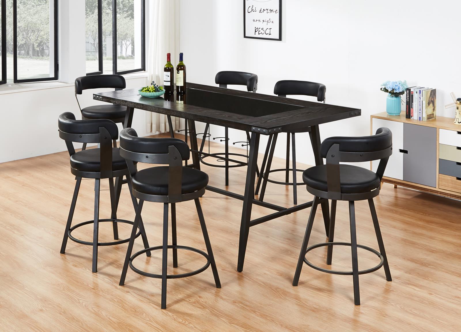 Cordoba Black Barstool