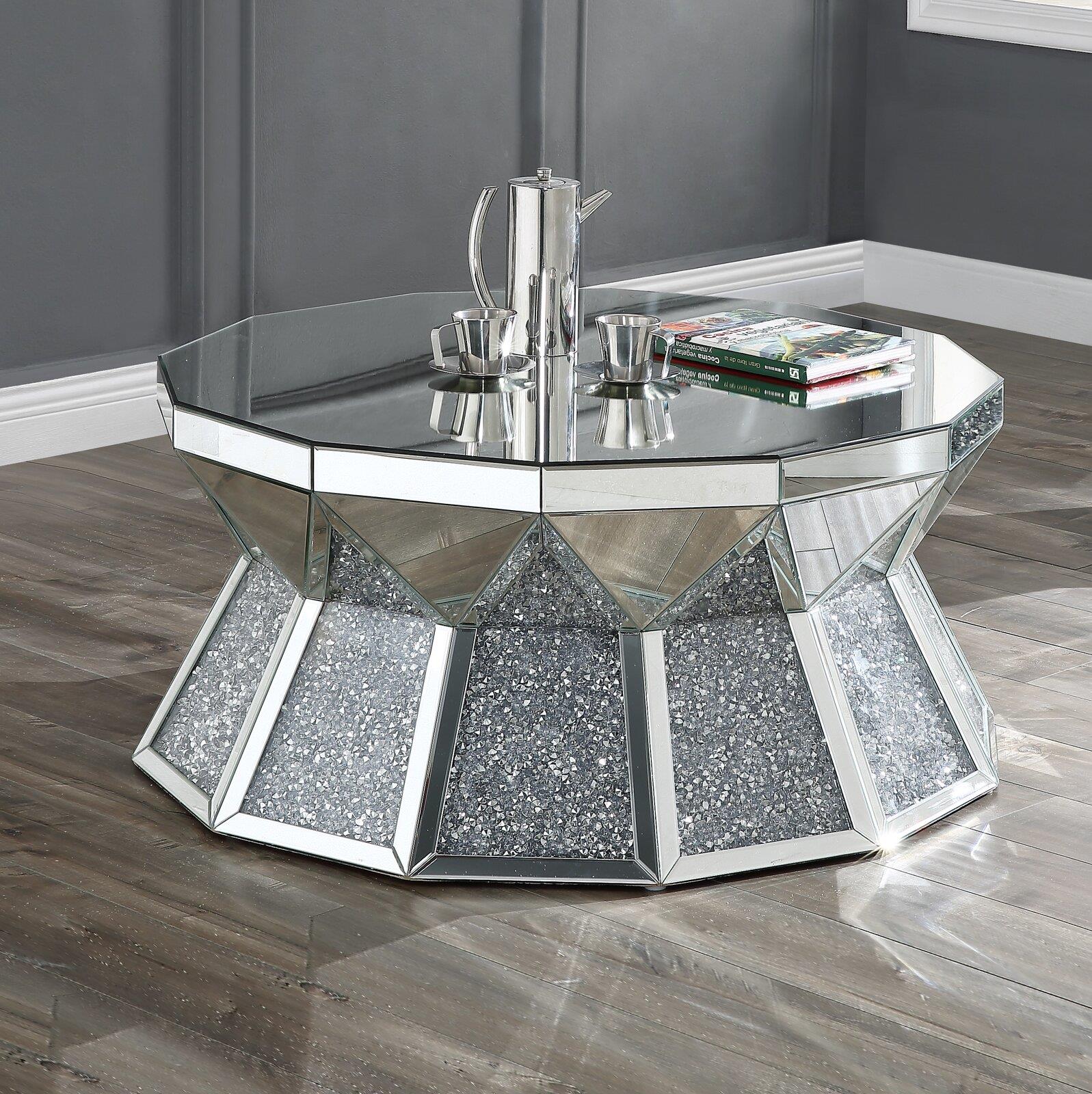 Glam 6 Mirrored Coffee Table Gc-54