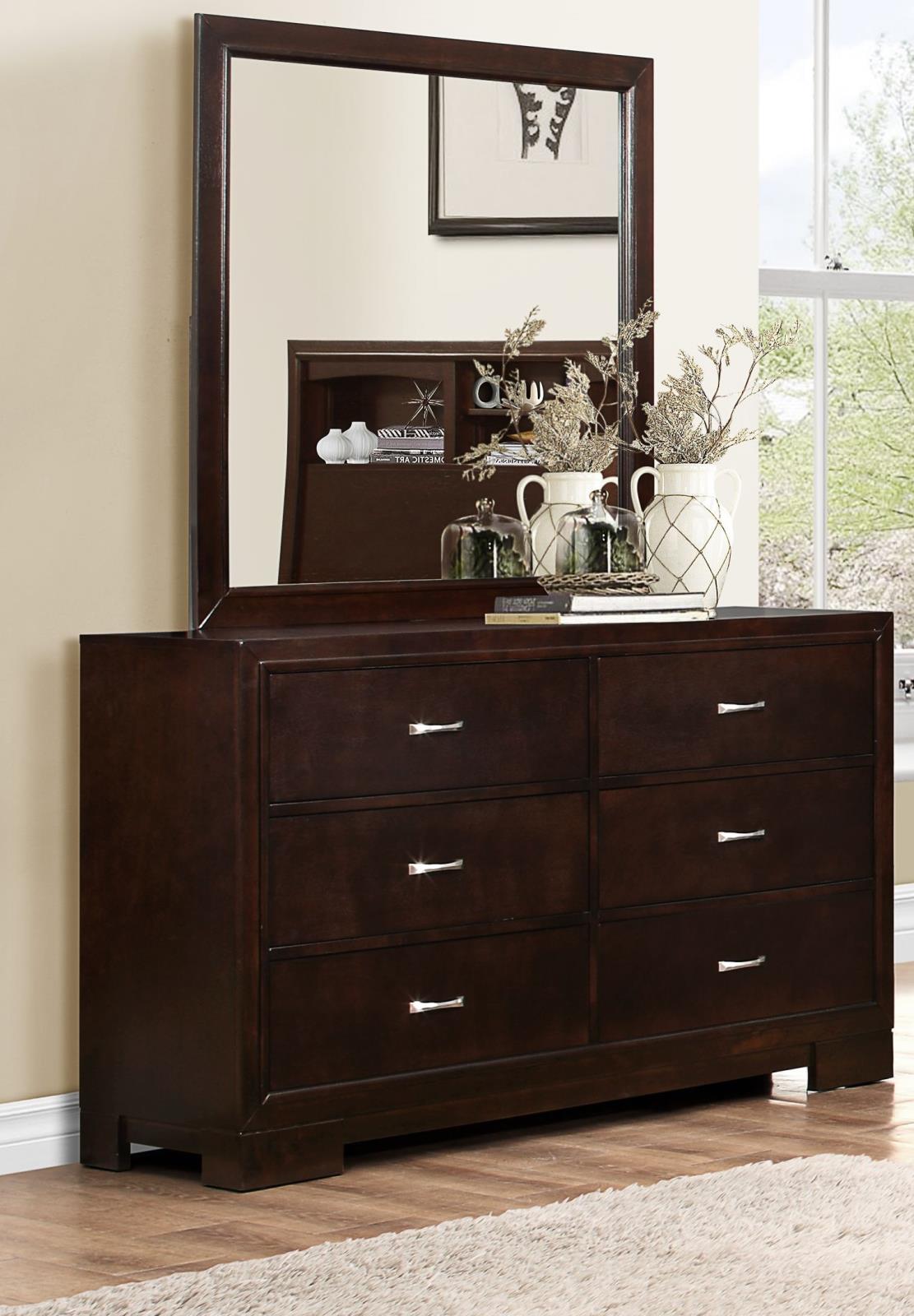 Preston Brown Dresser & Mirror — view 3