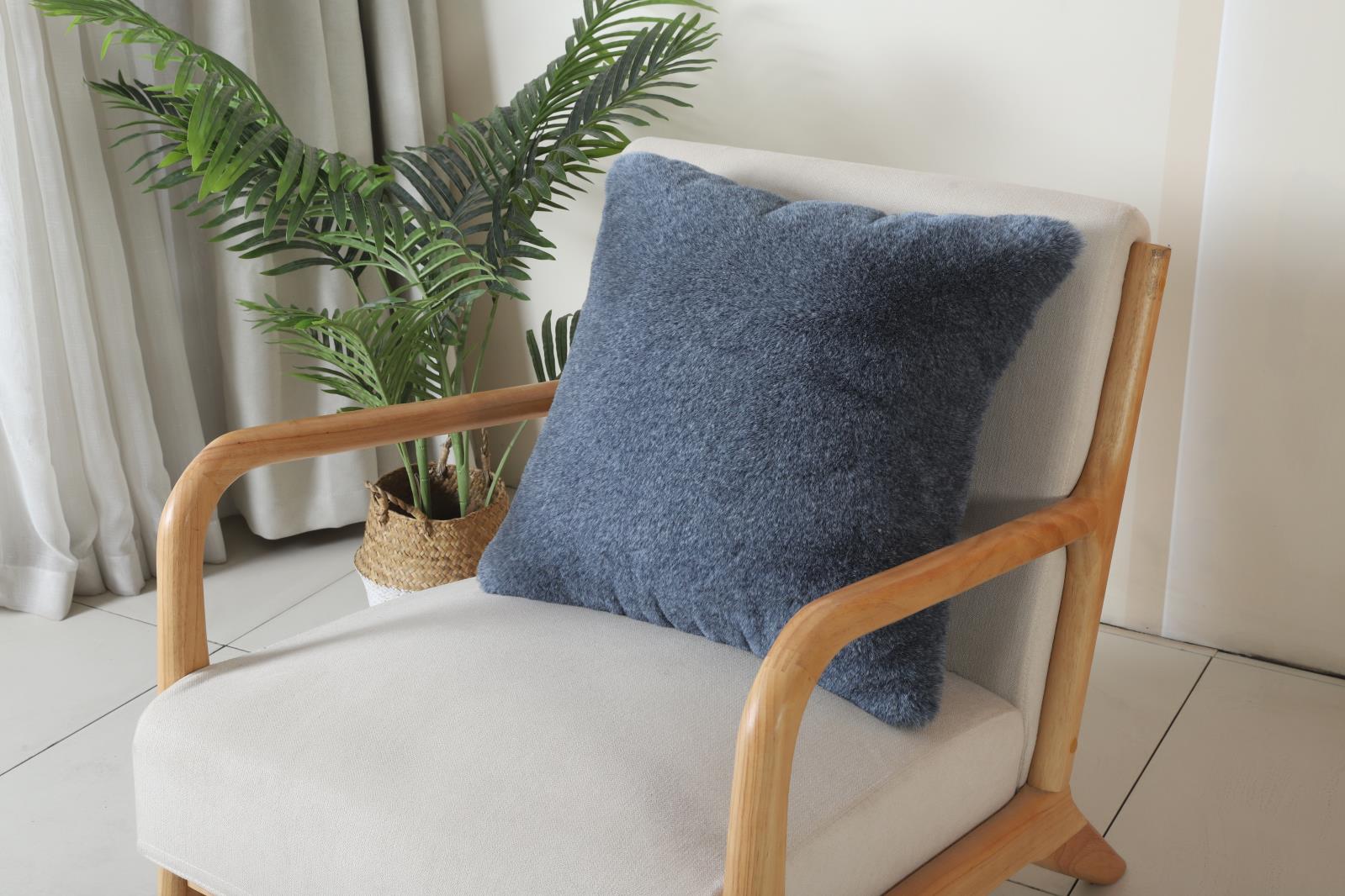 Emma EMP04 Gray Accent Pillow — view 6