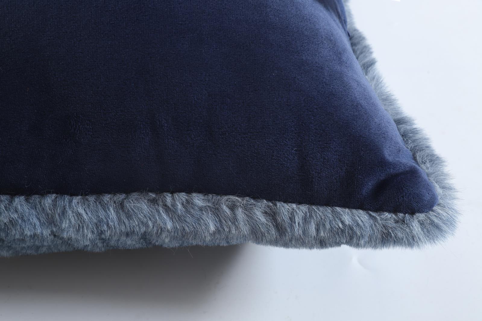 Emma EMP04 Gray Accent Pillow — view 3