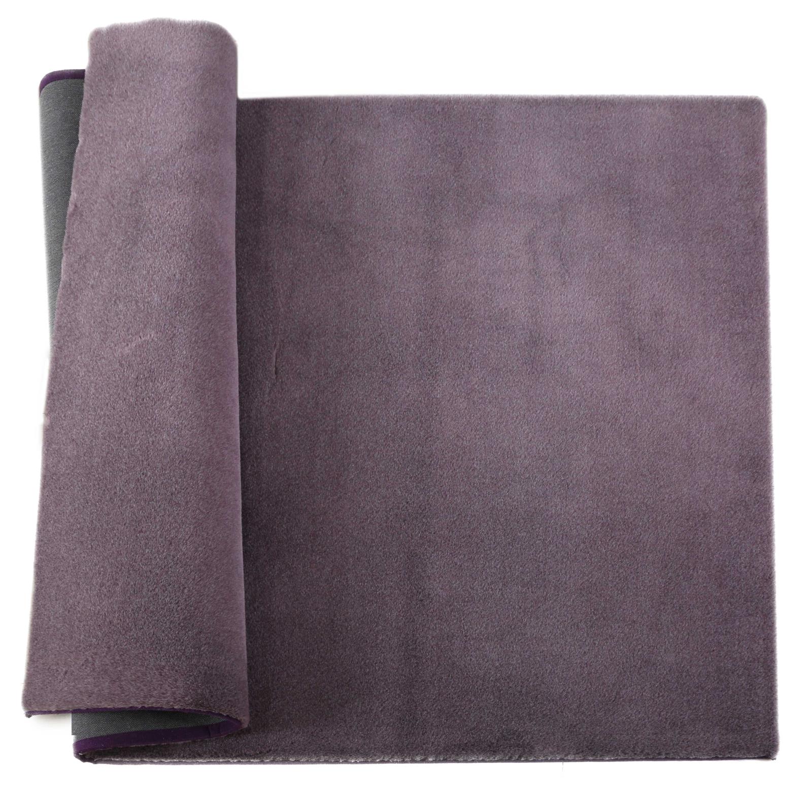 Emma EM05 Purple Shag Rug — view 4