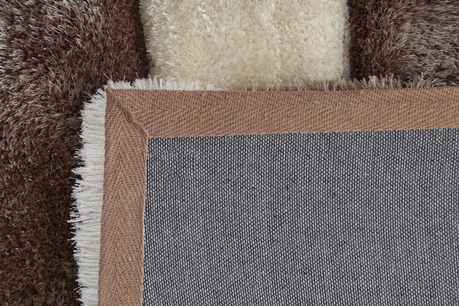 Mateos MS57 Dark Brown Shag Rug — view 4