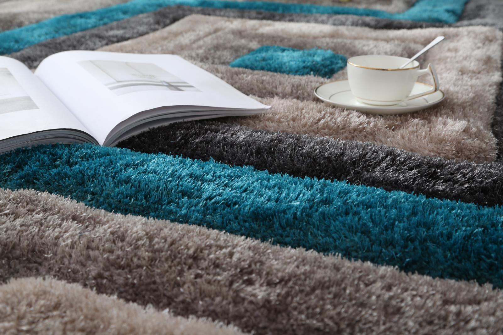 Mateos MS60 Multicolor Shag Rug — view 3