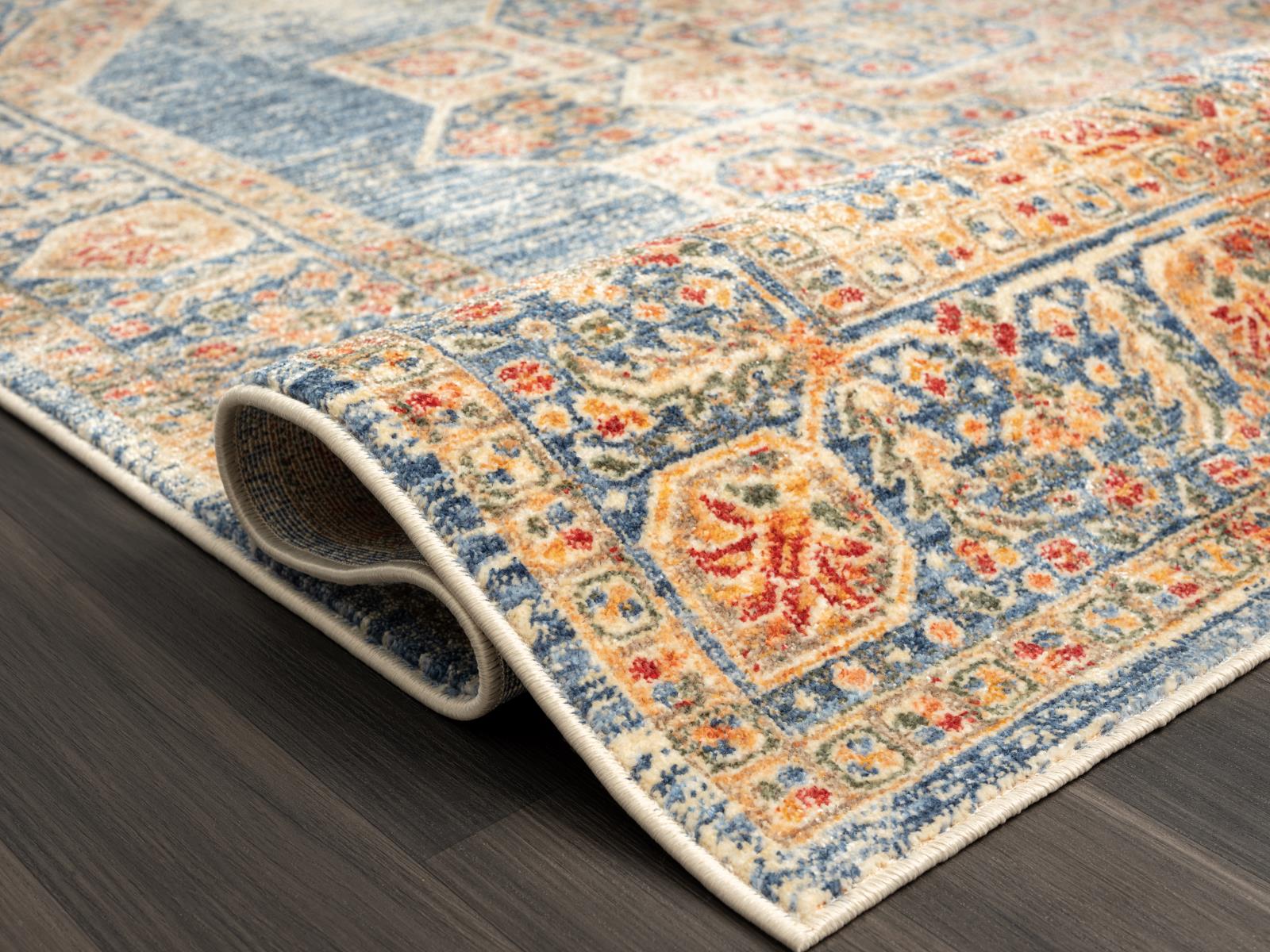 Heriz HZ03 Blue Area Rug — view 5