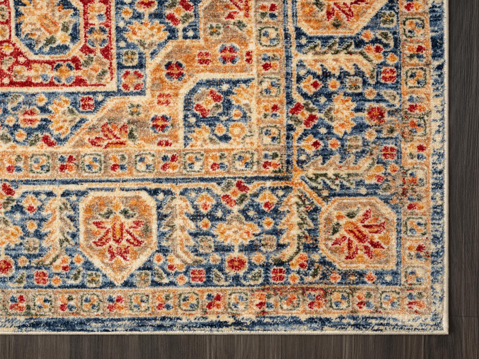 Heriz HZ03 Blue Area Rug — view 4