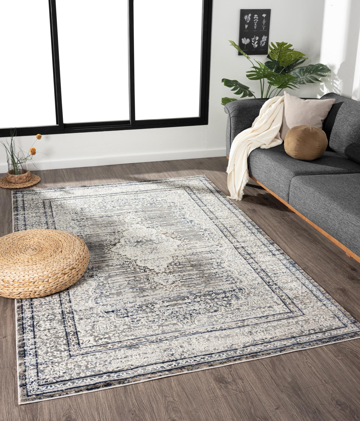 Volos VL01 Gray Area Rug — view 7