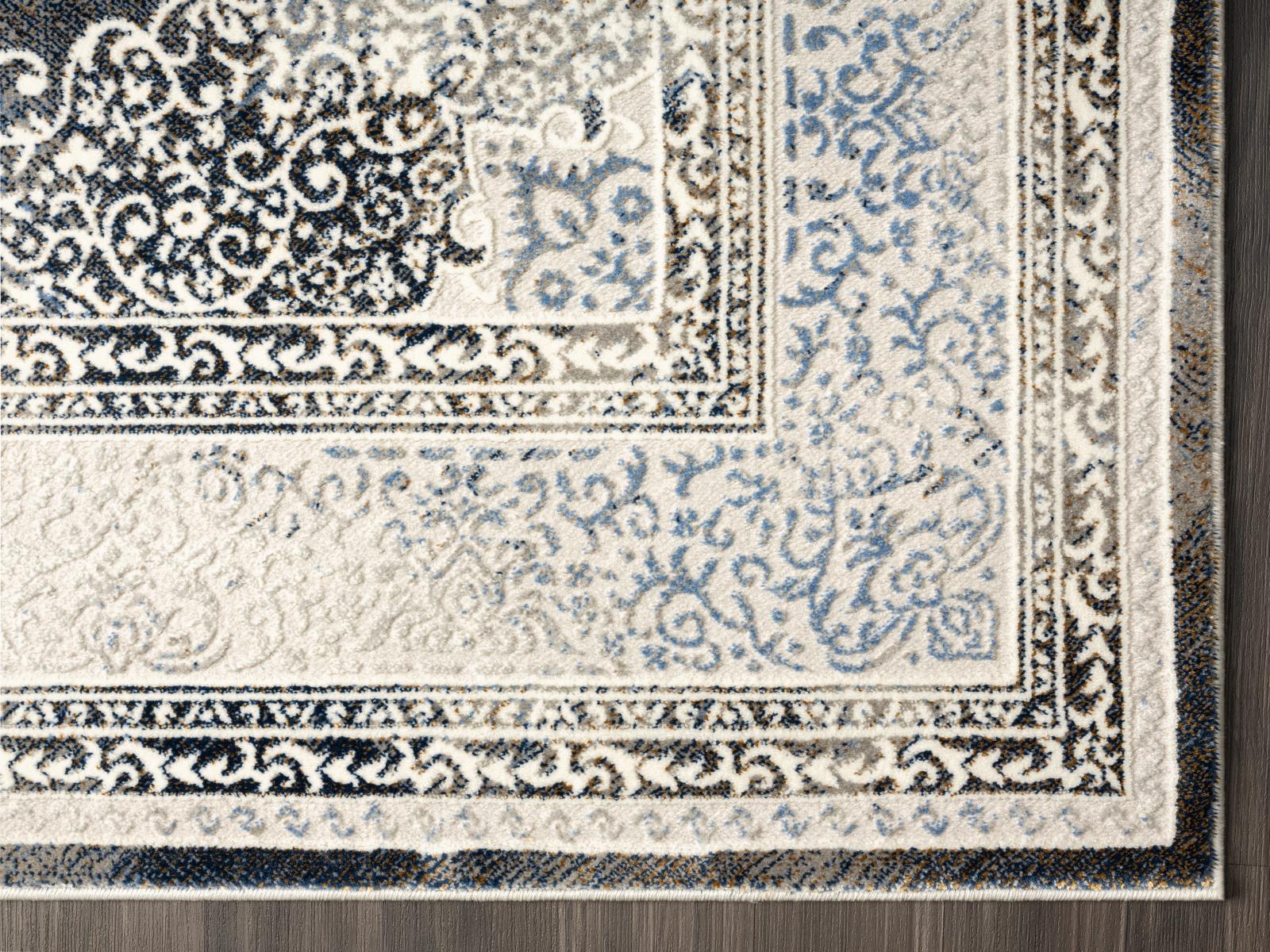 Volos VL02 Blue Gray Area Rug — view 3