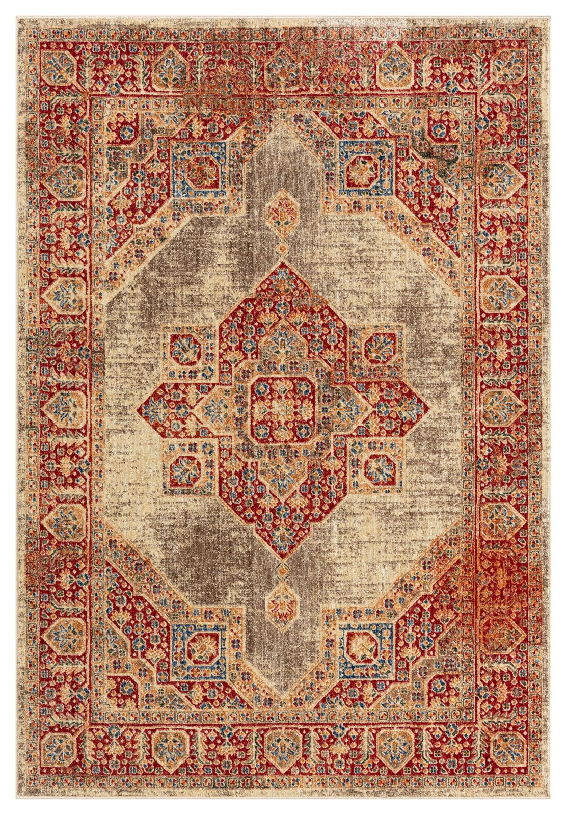 Heriz HZ02 Beige Area Rug