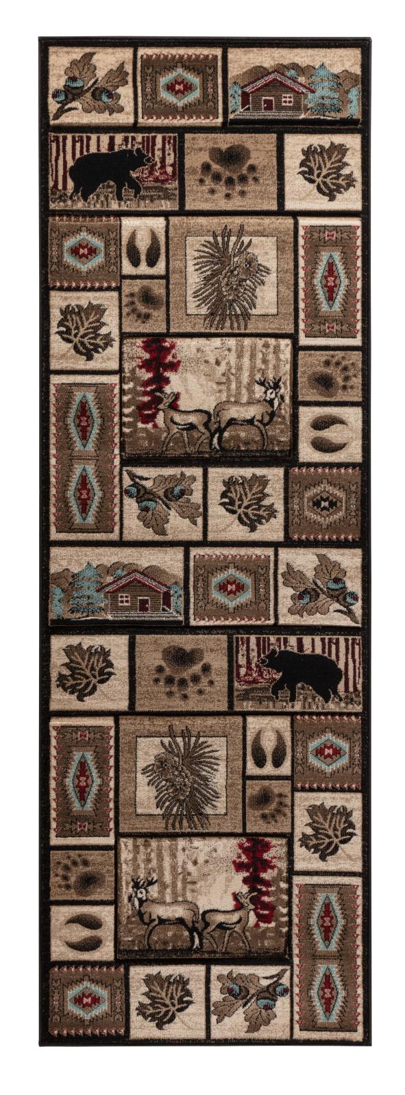 Wildlife WL05 Multicolor Area Rug — view 6