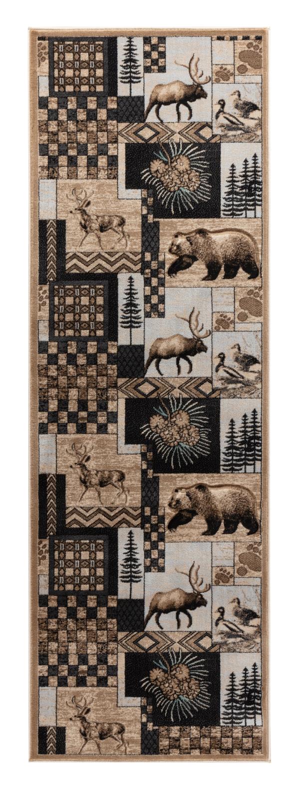 Wildlife WL17 Multicolor Area Rug — view 7