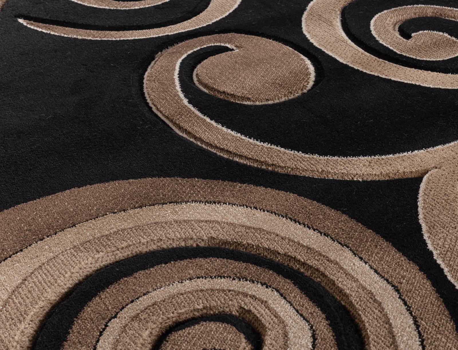 Orelsi OR47 Black Area Rug — view 5