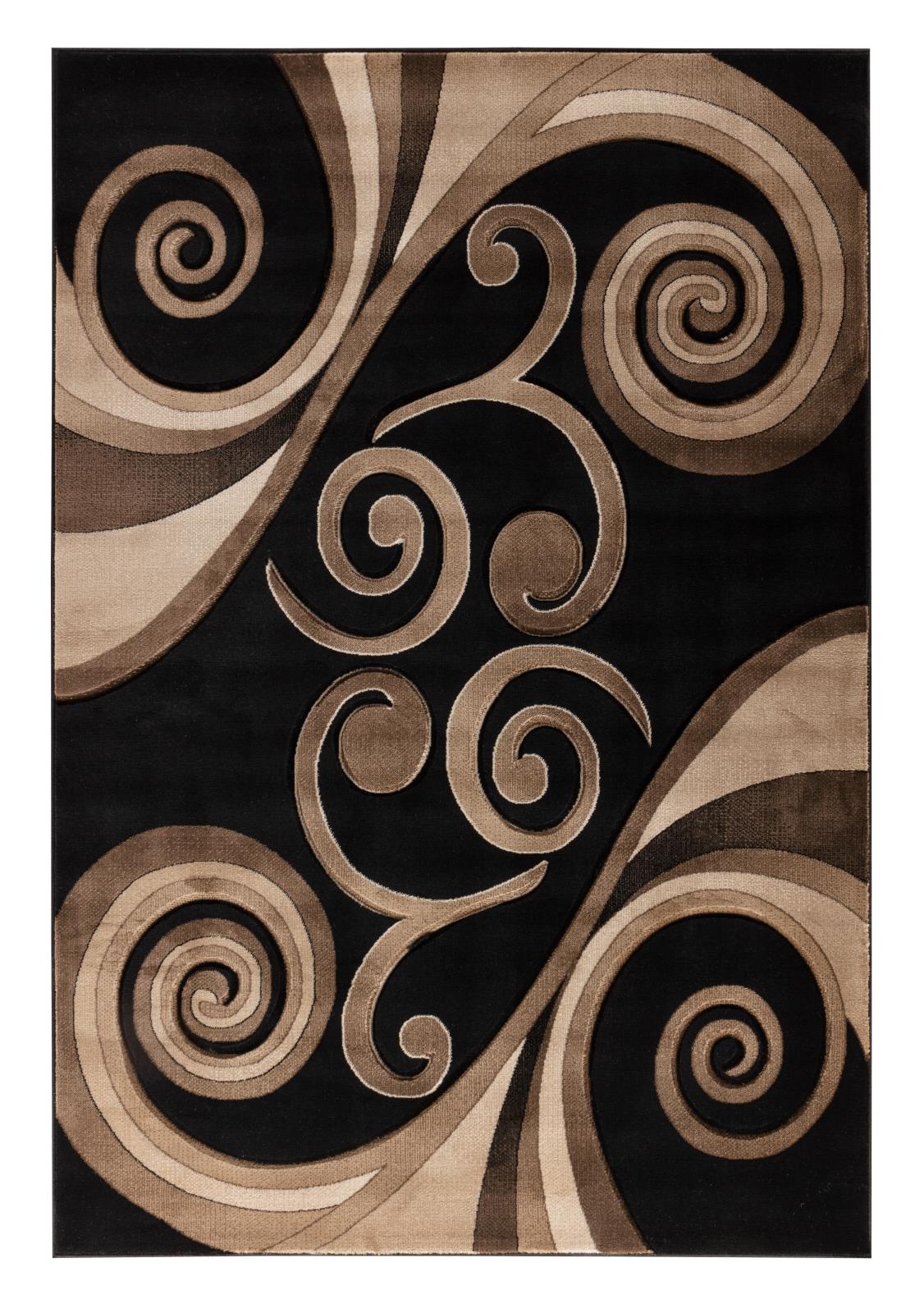 Orelsi OR47 Black Area Rug — view 7
