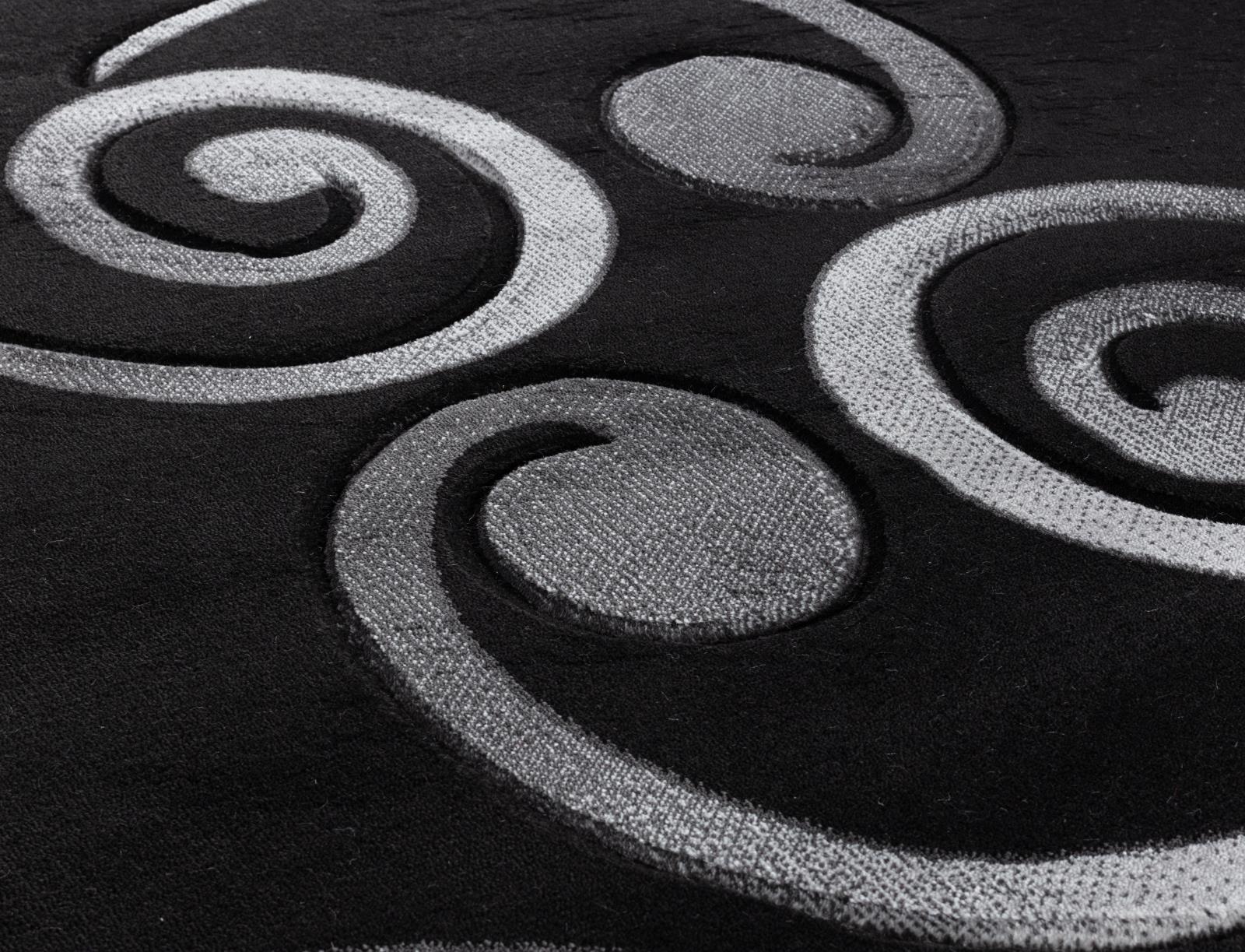 Orelsi OR48 Black Area Rug — view 5