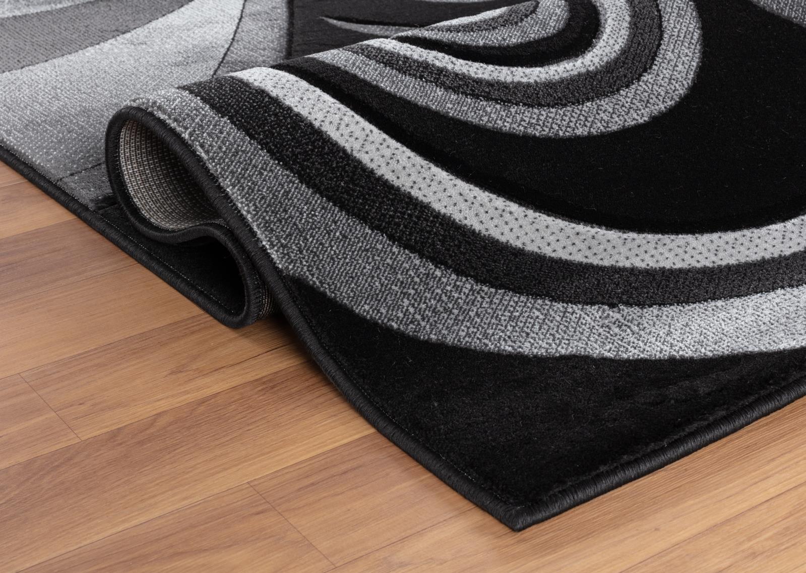 Orelsi OR48 Black Area Rug — view 4
