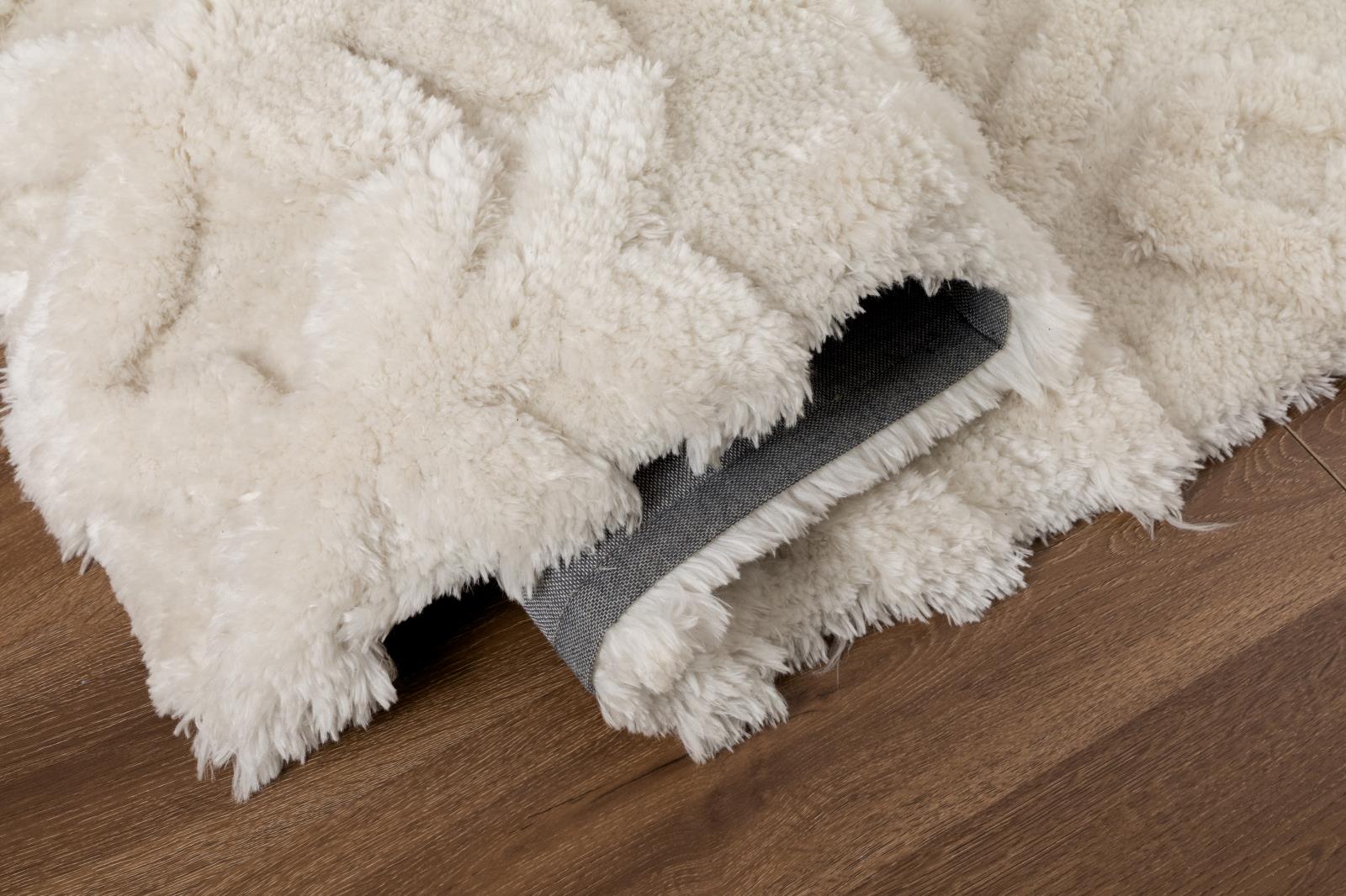 Eva EV01 White Shag Rug — view 7