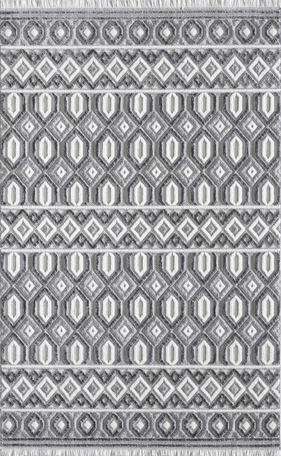 Milos ML02 Gray Area Rug