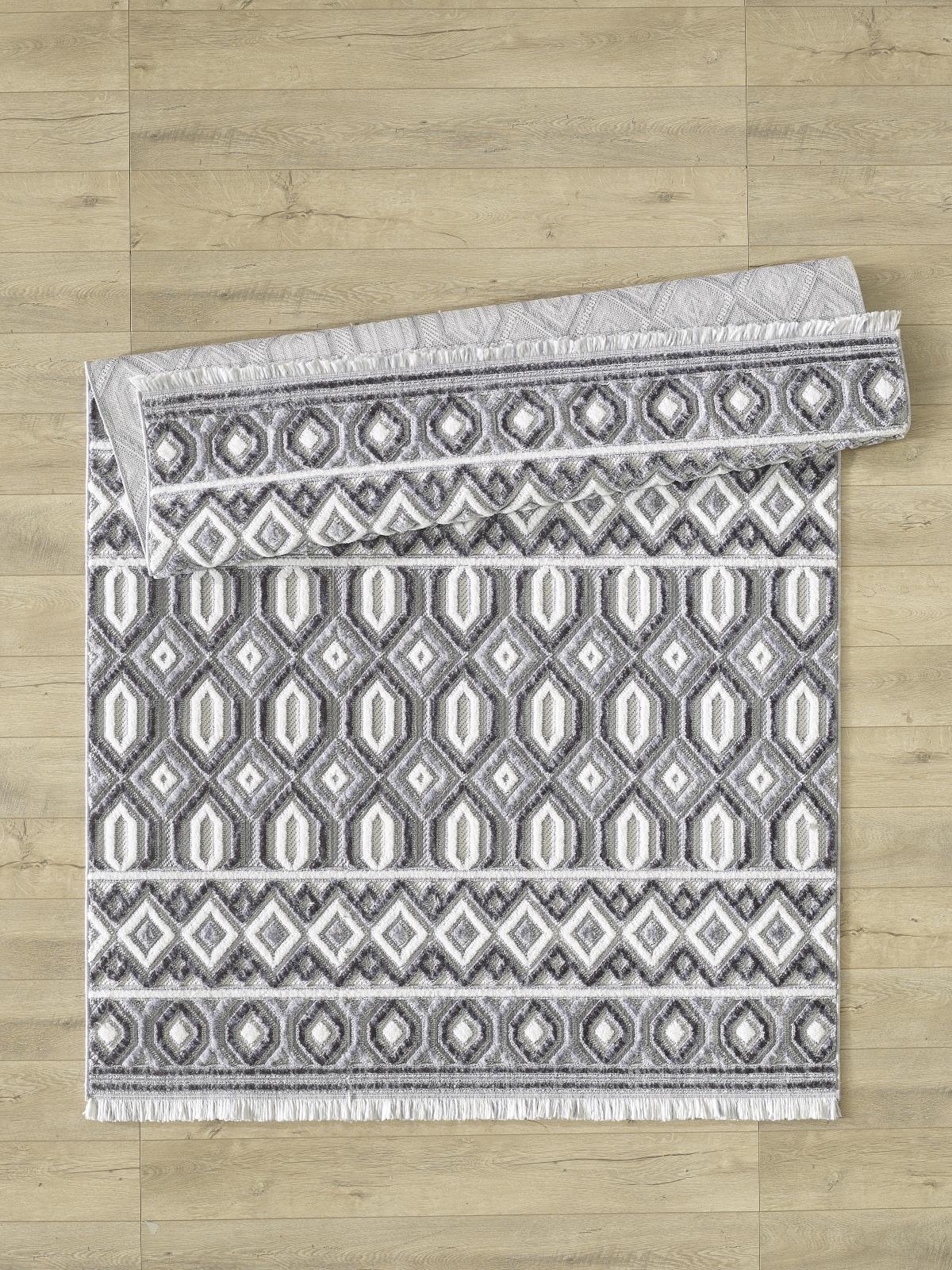Milos ML02 Gray Area Rug — view 3