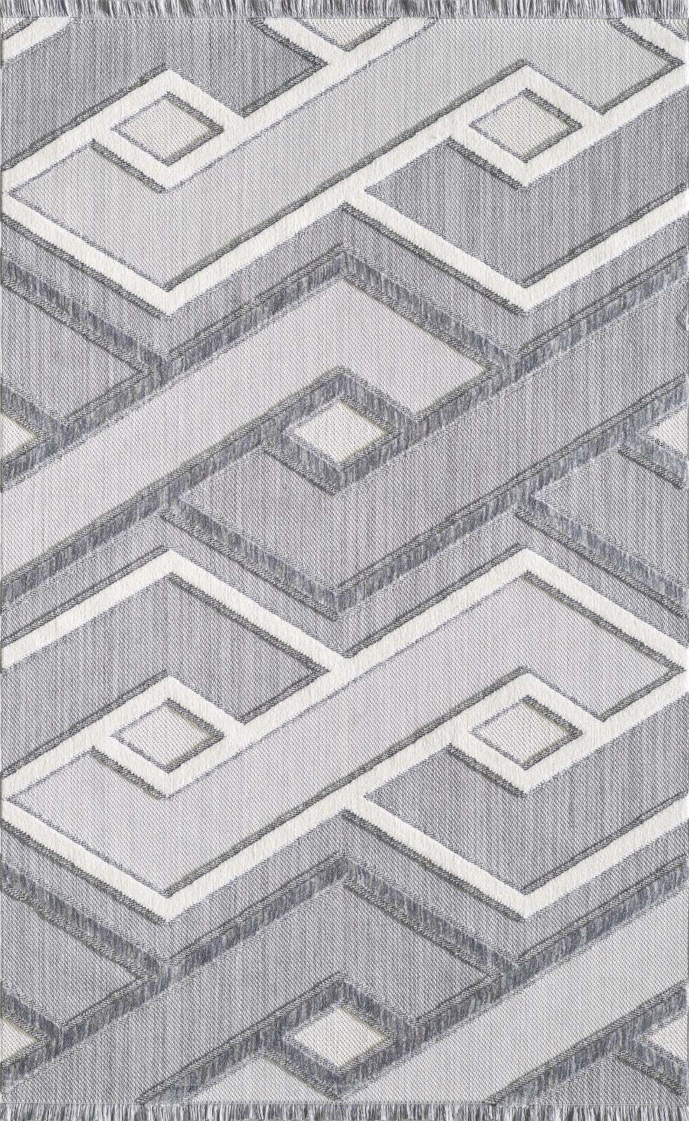 Milos ML04 Gray Area Rug