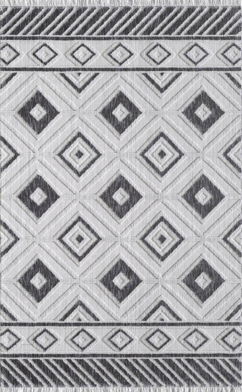Milos ML06 Light Gray Area Rug